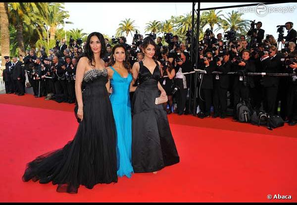 Rachida Brakni, Eva Longoria et Aishwarya Rai