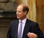  Le prince Edward au Palace d'Holyroodhouse à Edimbourg après la cérémonie  de mariage  de Mike Tindall et Zara Phillips à Edimbourg le 31 juillet 2011 
 &nbsp; 