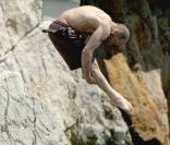 Jason Statham saute à l'eau et on reste sans voix - mai 2007 au Cap d'Antibes 