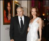 Dennis Hopper et Victoria Duffy au premier dîner officiel du 61e Festival de Cannes
