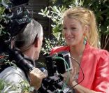 Blake Lively sur le tournage de Gossip Girl le 5 août 2011 à Los Angeles