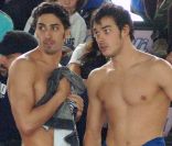  Filippo Magnini et Luca Marin en février 2007 
 Après avoir alimenté les gazettes sportives lors des Mondiaux de Shanghai du 24 au 31 juillet, conservant ses deux titres sur 200 et 400 nage libre, Federica Pellegrini est dans les pages people : séparée de Luca Marin, on lui prête une relation avec Filippo Magnini, alias SuperPippo. 