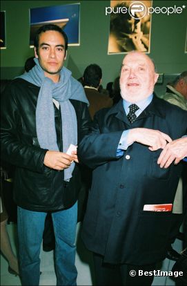 Anthony Delon et son parrain Georges Beaume en 2004
