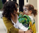 Sara Gilbert et sa fille Allisson en janvier 2010