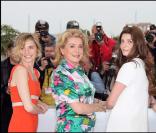 De g à d : Anne Consigny, Catherine Deneuve, Chiara Mastroianni et Emmanuelle Devos, 