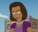 Michelle Obama dans les Simpson !