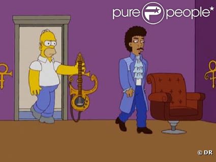 Prince dans les Simpson !