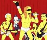 Le groupe Red Hot Chilli Peppers dans les Simpson !