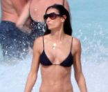 Demi Moore à St Barth en février 2011 
