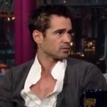 Colin Farrell, invité du Late Show with David Letterman, août 2011