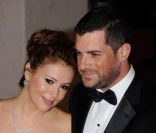 Alyssa Milano et son mari David Bugliari en avril 2011 à la Maison Blanche au dîner des correspondants<br />