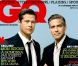 Deux grands acteurs en couverture du même magazine : Brad Pitt et George Clooney posaient ensemble pour GQ . Décembre 2008.