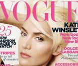 Kate Winslet, en couverture du Vogue UK d\'avril 2011.<br />