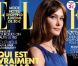 Un an et demi après son mariage au président Nicolas Sarkozy, Carla Bruni-Sarkozy réalise la couverture du magazine Elle. 18 septembre 2009.