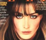 Carla Bruni en couverture du Elle de juillet 1994. 
