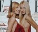 Carla Bruni et Karen Mulder, habillées en Gianni Versace, apparaissent sur la couverture du Elle de janvier 1996.
