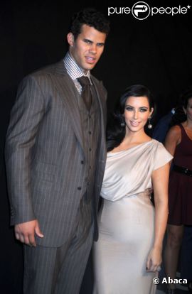 Kim Kardashian et son mari Kris Humphries à New York le 31 août 2011