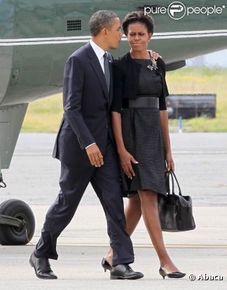 Barack et Michelle Obama s'apprêtent à rejoindre Washington lors de la commémoration, dix ans après, des attentats du 11 septembre 2001.
