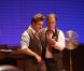 Daniel Russo et Thierry Frémont répètent au Théâtre Antoine, à Paris, le 9 septembre 2011.