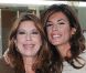Elisabetta Canalis révèle sa campagne anti-fourrure pour PETA sur Rodeo Drive à Los Angeles, le 13 septembre 2011. Ici avec sa maman Bruna.