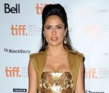 Salma Hayek, une femme en or qui a fait une entrée remarquée lors du Festival International de Toronto. Le 10 septembre 2011. 