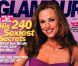 La belle et naturelle Jennifer Garner, en Une du magazine Glamour. Février 2003.