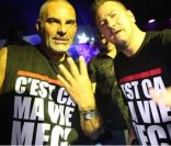 Christian Audigier et Daddy K au Fiesta Club à Bruxelles le 25 septembre 2011