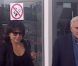 Dominique Strauss-Kahn et Anne Sinclair arrivent à Marrakech, le 22 septembre 2011. Il n'y a aucun comité d'accueil !