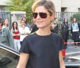  Marina Fois à son arrivée au show de Nicolas Ghesquière pour Balenciaga. Fashion Week PAP Printemps/été 2012. Paris, le 29 septembre 2011 