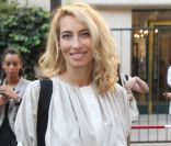  Alexandra Golovanoff à son arrivée au show de Nicolas Ghesquière pour Balenciaga. Fashion Week PAP Printemps/été 2012. Paris, le 29 septembre 2011 