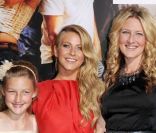 Avant-première de Footloose, 3 octobre 2011 à Los Angeles, avec Julianne Hough et sa famille 
