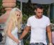 Lindsay Lohan lors du shooting avec Philipp Plein le 25 septembre 2011 sur le lac de Côme en Italie,