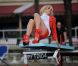 Lindsay Lohan le 25 septembre 2011 sur le lac de Côme en Italie, lors du shooting avec Philipp Plein