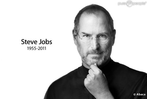 Page d'accueil du site d'Apple en hommage à Steve Jobs 