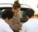 Jessica Alba retrouve finalement sa maman et son bébé Haven dans un centre commercial. Los Angeles, 7 octobre 2011