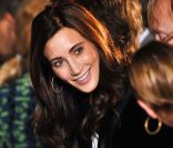Nancy Shevell au défilé Stella McCartney, à Paris, le 3 octobre 2011. 