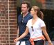 La princesse Madeleine de Suède et son amoureux Chris O'Neill en promenade à la cool dans l'Upper East Side, à New York, le 27 septembre 2011.