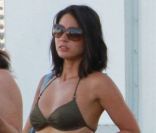 Olivia Munn sur le tournage de Magic Mike à Miami le 12 octobre 2011.