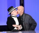Geneviève de Fontenay avec son incontournable fils Xavier !