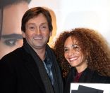 Pierre Palmade arrive au Palais des Sports pour découvrir la comédie musicale Dracula, l'Amour plus fort que la Mort. 14 octobre 2011