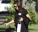 Jennifer Garner sort d\'une réunion, à Los Angeles, le vendredi 14 octobre 2011.