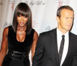 Naomi Campbell et Vladimir Doronin lors de la soirée de gala Gabrielle Angel Foundation à New York le 17 octobre 2011 