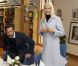 Le prince Haakon et la princesse Mette-Marit de Norvège en visite à Rena le 18 octobre 2011.
