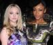 Amanda Seyfried et Yaya DaCosta à Los Angeles le 20 octobre 2011 pour l'avant-première de Time out.