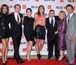 Elisabetta Canalis, Carson Kressley, Ricki Lake, Hope Solo, Chaz Bono, Nancy Grace et David Arquette lors des Respect Awards de l'association GLSEN, le 21 octobre au Beverly Hills Hotel de Los Angeles.