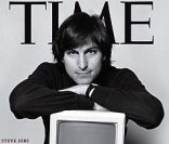 Steve Jobs en couverture de  Time Magazine , octobre 2011.