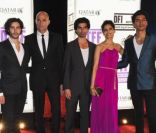 L'équipe du film Or Noir au festival du film de Tribeca à Doha le 25 octobre 2011