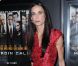 La comédienne Demi Moore, inquiétante de par sa métamorphose soudaine. New York, le 17 octobre 2011. 