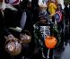 Barack et Michelle Obama sur le perron de la Maison Blanche, ont célébré Halloween avant l'heure. Le 29 octobre 2011