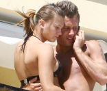 Antonio Cassano avec sa compagne Carolina en 2008. Le joueur est hospitalisé début novembre 2011, deux jours après avoir fait un malaise au retour du match victorieux du Milan AC chez la Roma.